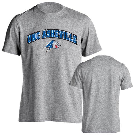 University of North Carolina Asheville Bulldogs Classic Arch with Mascot Short Sleeve T-Shirt