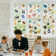 thumbnail image 6 of 12 Sheets Cute Animals Window Sticker Zoo Monkey Panda Koala Rub on Transfer Stickers Home Decor Stickers for Christmas Day School Classroom Nursery Dresser Glass Porcelain 5.5x5.5" Multi-color, 6 of 7