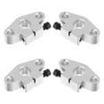 thumbnail image 3 of MasteelfCA 4 Pcs Aluminum Alloy Linear Motion Rail Clamping Rod Rail Guide Shaft Support, 3 of 7