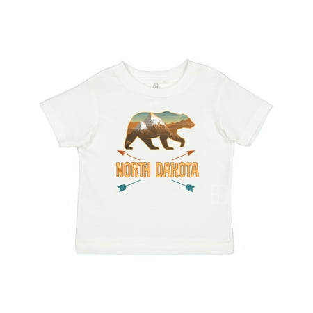 

Inktastic North Dakota Vacation Bear Silhouette Gift Baby Boy or Baby Girl T-Shirt