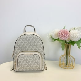 Michael Kors Kenly Leather Medium Backpack Bookbag Pearl Grey Walmart