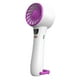 thumbnail image 5 of Ventilador portátil, pequeño ventilador de mano, recargable por USB de 5 velocidades, pequeño ventilador personal, mini ventilador de refrigeración Violeta, 5 of 9