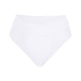thumbnail image 7 of Sopiago Womens Bikini Bottom V Cut Bathing Suit Bottom High Waisted Cross Front Swimsuit Bottoms for Women Full Coverage Swim Briefs White,S, 7 of 7