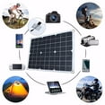 thumbnail image 3 of Yeacher Solar Panel with USB Port Monocrystalline Silicon Solar Cell for DIY Camping Waterproof Solar Panel Compatible for iPhone, 3 of 7