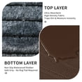 thumbnail image 6 of MIDUORUG Gray Striped Indoor Outdoor Runner Rug, Non Slip Rubber Backing Carpet Runner for Hallway Kitchen Entryway, 2' x 6', 6 of 7