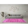 thumbnail image 3 of Ahgly Company Indoor Square Persian Pink Traditional Area Rugs, 5' Square, 3 of 4