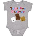 thumbnail image 3 of Inktastic Together Forever- S'mores Boys or Girls Baby Bodysuit, 3 of 5