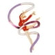 thumbnail image 1 of Fancy Sport Gymnastics Whirling Girls Broches Cinta Traje Ropa Accesorio rojo Zulema Pinza del esmalte de la muchacha de la cinta, 1 of 8