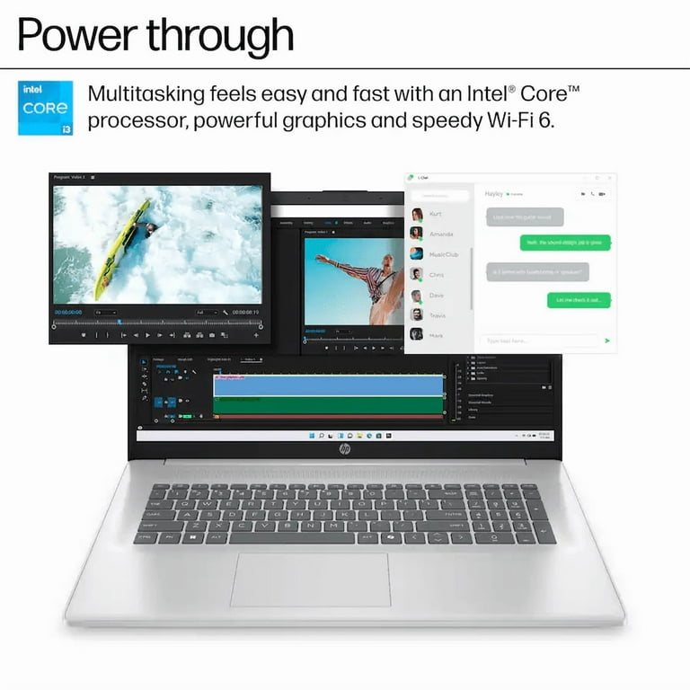 HP 15 15.6-Inch HD Laptop – Intel Core I3-N305, 16GB DDR4 RAM, 128GB Flash Storage, Windows 11 Home S Mode, Wi-Fi 6, AI Noise Reduction, Microsoft Copilot, Natural Silver