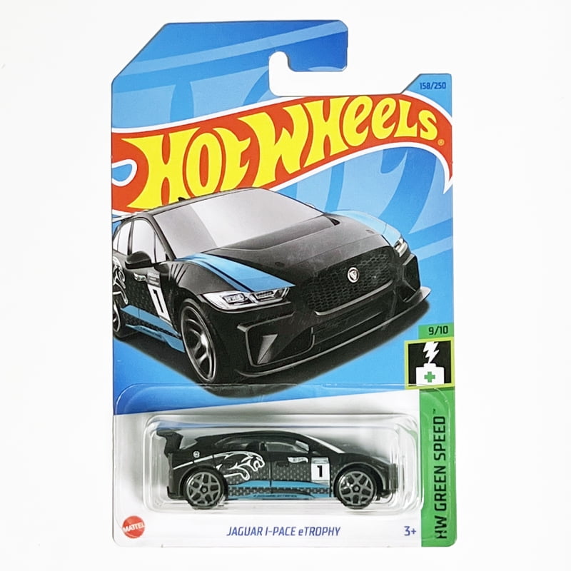 Hot Wheels Jaguar I Pace Etrophy Black Hw Green Speed Walmart Com