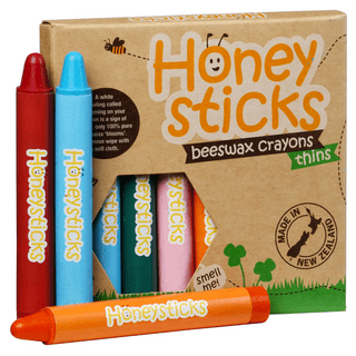 FAMILIDOO BeesWax Block Crayons - Big Jumbo Crayons for Toddlers 1-3 - Made  from 100% Natural Beeswax - Safe & Non Toxic Toddler Crayon - 12 Vibrant