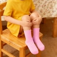 thumbnail image 5 of Aofany Toddler Socks Girls And Boys Solid Color Non-Slip Socks For 1-8T Comfortable Mid-calf Socks for Kids Boys Girls, 5 of 5