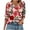 Hot Pink, variant on Sheghy Women's Casual Fall Outfits for Women 3/4 Sleeve T-Shirts Crew Neck Basic Tunic Printed Blouses Daily Shirts Hot Pink S
