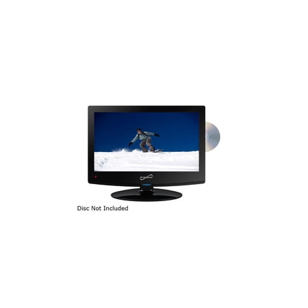 SuperSonic SC-1512 1080p LED Widescreen HDTV with HDMI Input, AC/DC Compatible for RVs and Built-in DVD Player