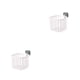 thumbnail image 2 of Portarrollos de papel de plástico para pared de baño Inteprter estante autoadhesivo cesta de almacenamiento, 2 of 6