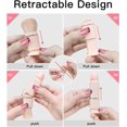 thumbnail image 4 of 8-in-1 Multi-Functional Makeup Brush Kit with Beauty Sponge - All-in-One Essential Tools for Complete Facial Makeup Look, Conveniently Packaged in a Compact Shiny Transparent Pouch (Including Powder,, 4 of 6