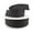 Black, variant on Homeford Breeze Spunbound Polypropylene Solid Floral Wrap Ribbon, 2-1/2-inch, 50-yard, White