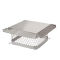 thumbnail image 2 of Tapa de chimenea HY-C Shelter 13 x 13 cm de acero inoxidable, 2 of 6