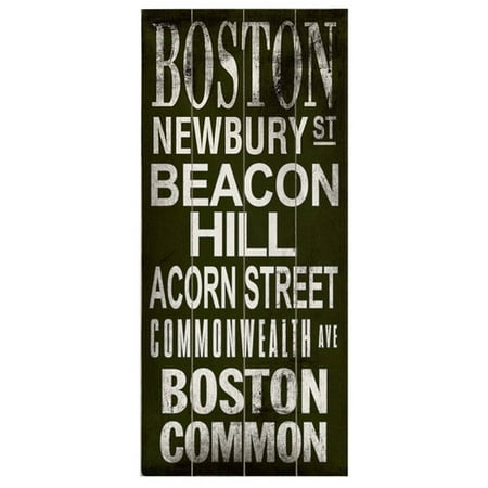 Artehouse LLC Boston Transit Beacon Hill by Cory Steffen Textual Art Plaque