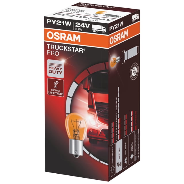 Bombilla para Vehículo OSRAM TRUCKSTAR PRO PY21W 24V
