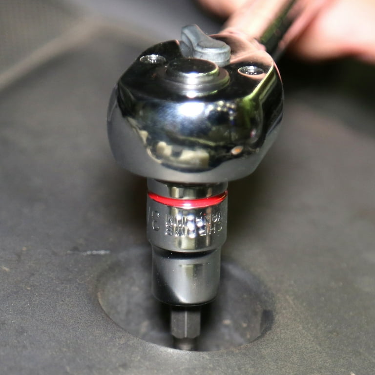 Hyper Tough 9-Piece 3/8 in Drive SAE Hex Socket Set, Chrome