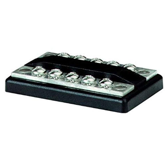 Blue Sea Systems-2701 DualBus 100A BusBar - 5 Circuit, Beige