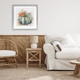 thumbnail image 3 of Boho Pumpkin & Blossom Gray Framed Print Under Glass, 16 x 16, Made In USA, 3 of 8