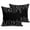 Black, variant on Throw Pillow Covers 18x18 Inch Set of 2 Black Floral Decorative Pillows Cushion Case Soft Square Pillowcases Flower Leaf Branch Throw Pillows for Couch Sofa Bed Chair Home Decor