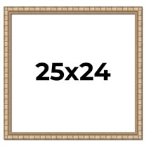 25x24 Frame Silver Real Wood Picture Frame Width 1.5 inches | Interior Frame Depth 0.5 inches |