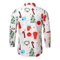 thumbnail image 3 of Camisas Navideñas Para Hombre Otoño Invierno Moda Casual Manga Larga Top Odeerbi  ODB207341, 3 of 3