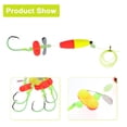 thumbnail image 7 of Unique Bargains Catfish Fishing Rigs Catfish Circle Hooks 8/0 Peg Floats and Rattler Catfishing Equipment Catfish Float Rigs 40LB Fishing Line Red Yellow 1 Set, 7 of 7