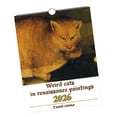 thumbnail image 2 of Calendario de pared 2026 con orificio para colgar, calendario mensual de gatos extraños para organizar y planificar el hogar, el dormitorio y, 2 of 8