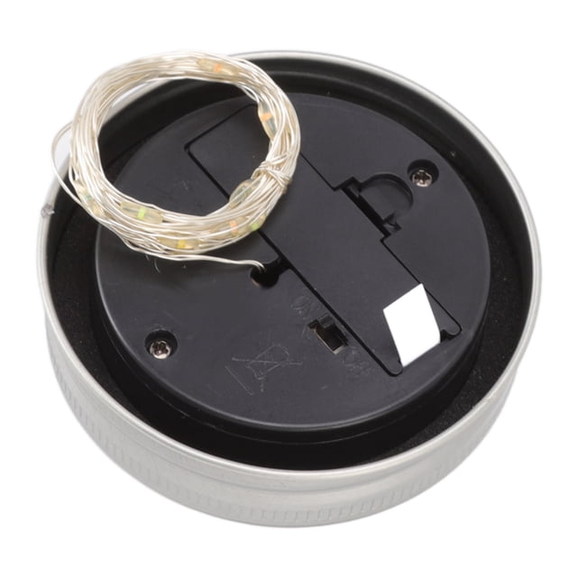 Tapa del Frasco Solar de Albañil, 6.6 Pies de Luz Cálida Luces Solar de Luces Solar Tapa 1.2V 20 LED PARA PICNICS PARA EL PATIO