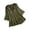 Army Green, variant on Womens 3/4 Sleeve Tops and Blouses Bow Lace Patchwork V Neck Relaxed Fit Casual Quarter Sleeve Womens Tops Casual Army Green,S