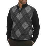 Big Men's 1/4 Zip Mock Neck Sweater
