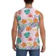 thumbnail image 4 of Fotbe Tropical Plants Men's Camiseta sin Mangas Estampada para Hombres, Playera Casual para Gimnasio, Entrenamiento, Playa-Small, 4 of 7