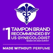 Tampax Radiant Tampons with LeakGuard Braid, Light Absorbency, 28 Count
