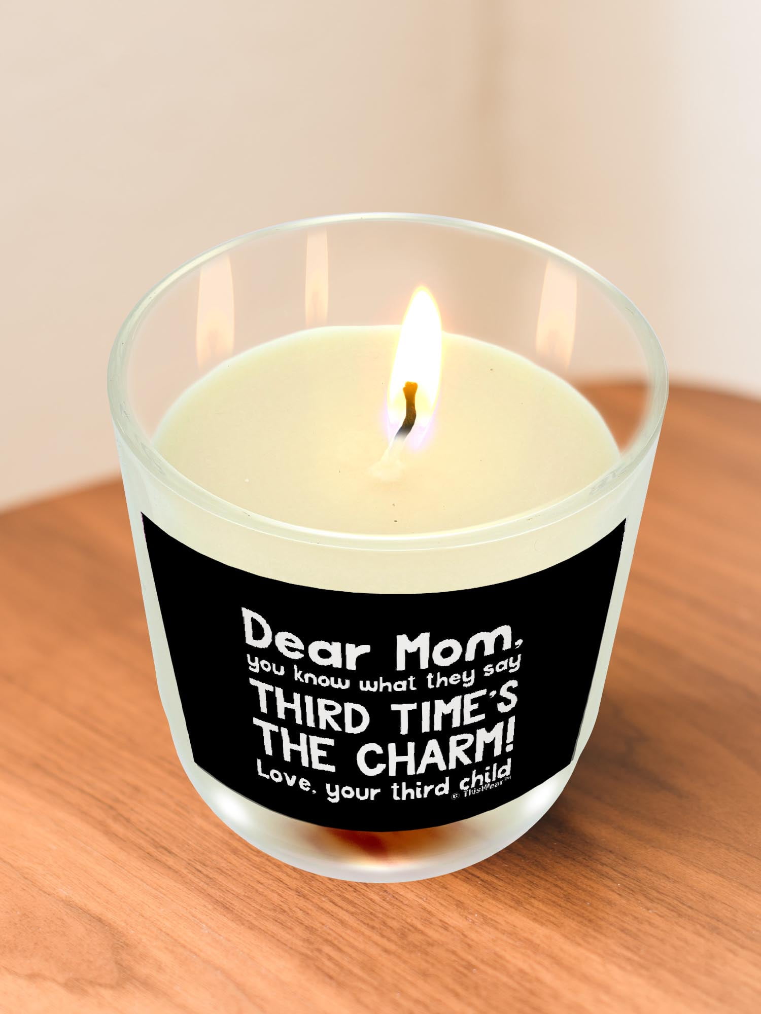 TRIENCY Personalized Mom Candle I Hope This Candle Smells Better Jar  Scented Candles 9 Oz Funny Mom Gifts from Son Daughter Best Present for  Birthday