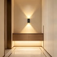 thumbnail image 7 of Double Head RGB Wall Sconce Motion Sensor LED Wall Light Type C Rechargeable 7 Color Lighting Effect Indoor Decor for Corridor Stair Bedroom Bar, Black, Versatile Seasonal Accent for Entryway Mantel, 7 of 7