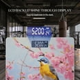 thumbnail image 3 of High Precision Body Weight Scale Smart Bathroom Scales with Large LCD Display(400lbs),Decorative for Bedroom-Yellow And Blue Bird Sitting On Cherry Blossom Tree, 3 of 4