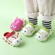 thumbnail image 4 of Guardurnaity Lindo Animal niños zuecos niño diapositiva cordones ajustables zuecos de jardín niño lindo tobogán de agua zapatillas animales Calzado Rojo 14cm, 4 of 6