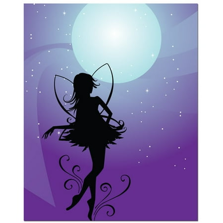 Secretly Designed Fairy Moon Art Print