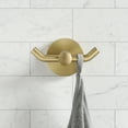 thumbnail image 2 of KRAUS Elie Bathroom Robe and Towel Double Hook in Brushed Gold, 2 of 9