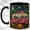 Black, variant on Pink Camper Coffee Mug, Camping Trailer Mug, Ceramic 11 oz