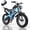 Blue-1500W-48V 20AH, variant on Zorixbike R8 Mini Electric Mountain Bike 48V peak1500W Fat Tire E-Bike 7-Speed with LED Display UL2849 Certified (Ages 15+)