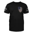 thumbnail image 3 of Betsy Ross Flag T-Shirt Patriotic Tribute Tee | American Pride Veteran Support Shirt | 100% Cotton Military Apparel, 3 of 3