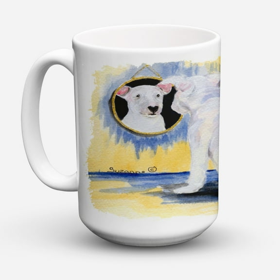 Carolines Treasures SS8135CM15 Bull Terrier Coffee Mug 15 oz 15 ounce multicolor