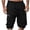 Black, variant on VV AVEORS Cargo Shorts For Men Elastic Waist Lightweight Outdoor Hiking Shorts Drawstring Casual Athletic Short Pants With Pockets Royal Blue XL
