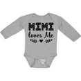 thumbnail image 3 of Inktastic Mimi Loves Me Baby Clothes Girl Girls Long Sleeve Baby Bodysuit, 3 of 5