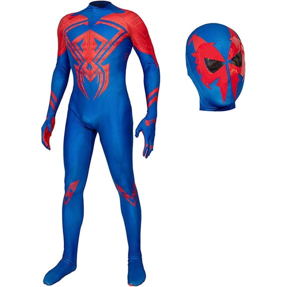 2026 New Halloween Spide Cosplay Costume Spider-Verse Cosplay Tight Jumpsuit Set,170